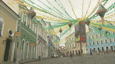 Bright square in Brazil Video stock 35355812