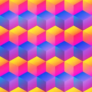 Bright square pattern Stock Illustration
