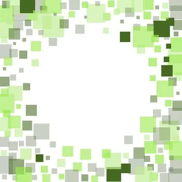 Bright squares on a white background. Festive background, disco. Design ele.. Stock Illustration
