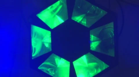Bright stage lights flashing Video stock 68971364