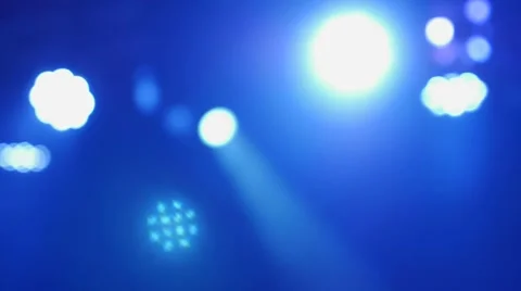 Bright stage lights flashing Stock Footage 68971474