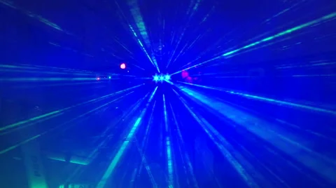 Bright stage lights flashing Stock Footage 68971556