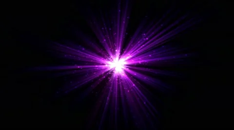 Bright Star and Light Animation - Loop Purple Stock Footage 53298220