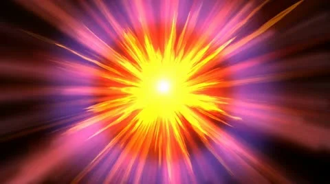 Bright star animation Stock Footage 22391237