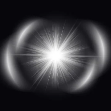 Bright Star Flash Stock Illustration