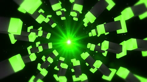 Bright Star Gate Tunnel Stock Footage 61798327