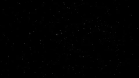 Bright Star Glints and Elegant Twinkling Light Effects on Black Background Video stock 345972134