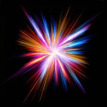 Bright star Stock Illustration