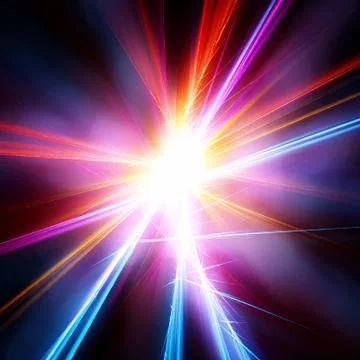 Bright star Stock Illustration