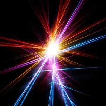 Bright star Stock Illustration