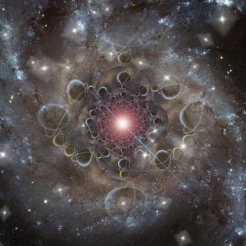 Bright star Stock Illustration