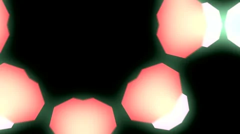 Bright Star Kaleidoscope Pattern Stock Footage 58952320