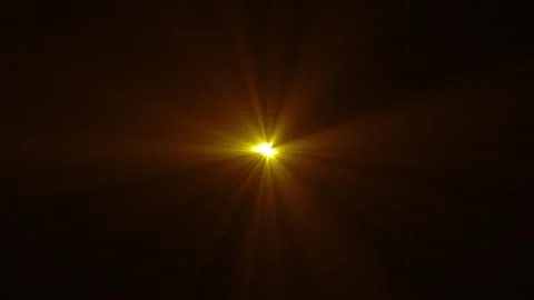 Bright Star Shines in the Night Sky Creating Captivating Light Patterns Stock Footage 320890545