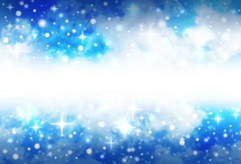 Bright star space background with sparkles Stock Illustration