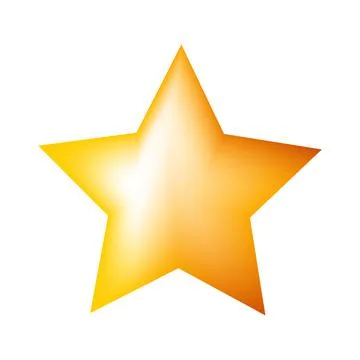 Bright star on a white background Stock Illustration