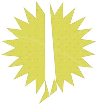 Bright starburst explosion light effect Stock Illustration