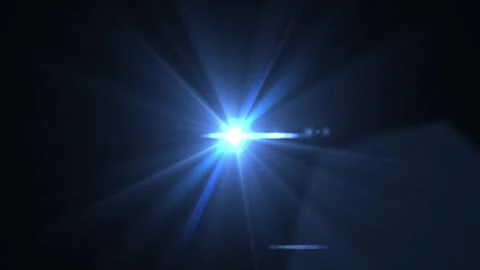 Bright Starburst Light Effect Against Dark Background for Photography and Design Stock Footage 337226430