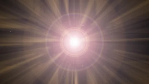 Bright starburst light effect emanating from center against dark background.. Stock Footage 341663392