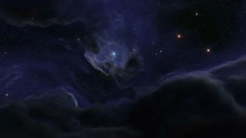 Bright starry sky and purple Nebula Stock Footage 220905814