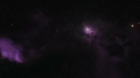Bright starry sky and purple Nebula Stock Footage 221167377