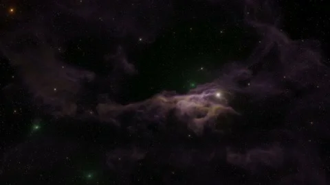 Bright starry sky and purple Nebula Stock Footage 221387424