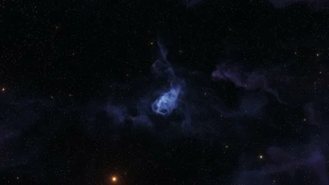 Bright starry sky and purple Nebula Stock Footage 221460716