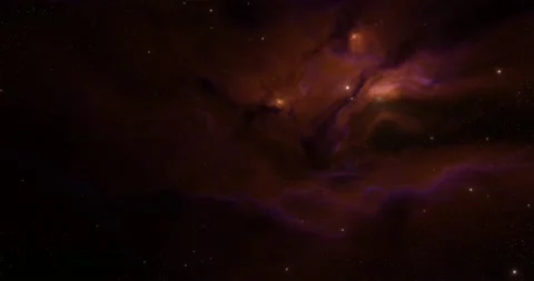 Bright starry sky and red Nebula,8k video Stock Footage 219663020