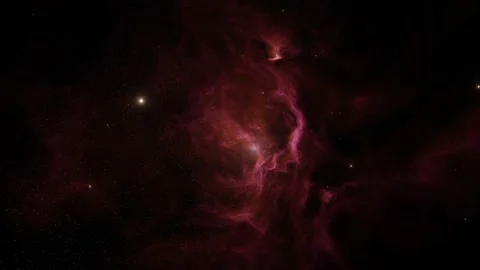Bright starry sky and red Nebula,8k video Stock Footage 219979892