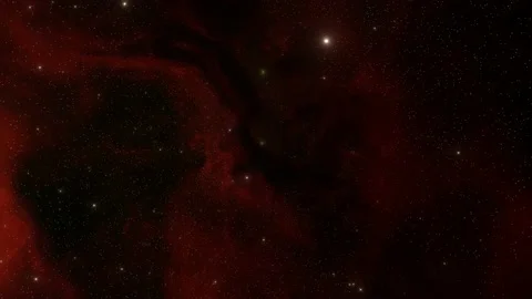 Bright starry sky and red Nebula,8k video Stock Footage 219979984