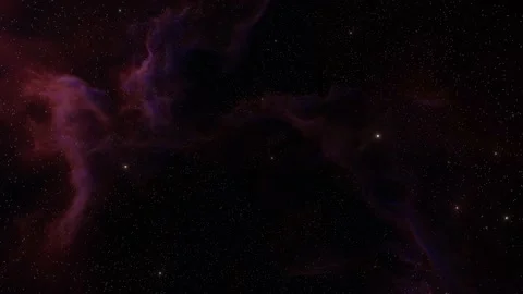 Bright starry sky and red Nebula,8k video Stock Footage 219980062