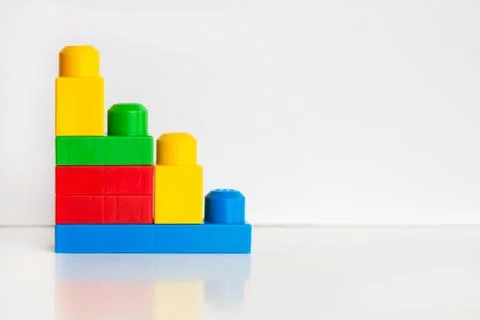 Bright Steps from the Child Designer. Developmental Concept Stock Photos