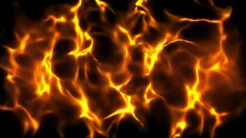 A bright stormy background of a flow of fire with a warm shade. Stock Footage 294951301