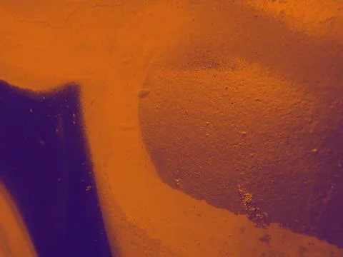 Bright streaks of paint on a wall. Empty abstract background. Foto stock