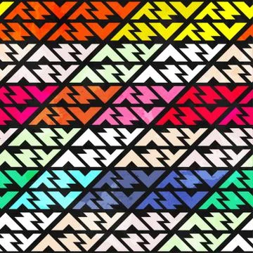Bright stripes seamless pattern Illustrazione stock