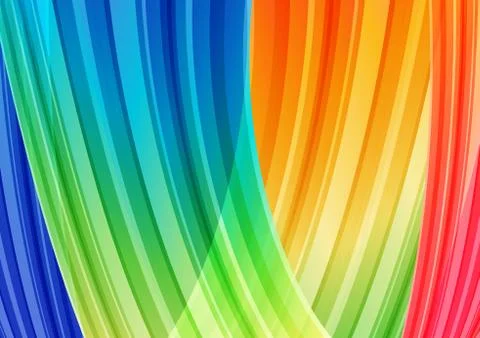 Bright  strips curved background Stock Illustration