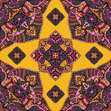 Bright stylized pattern. Stock Illustration