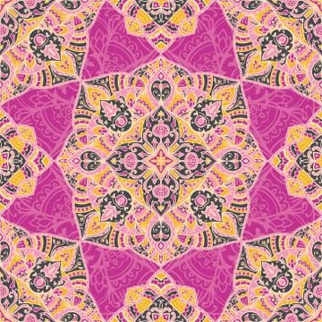 Bright stylized pattern. Stock Illustration