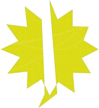 Bright stylized sunburst explosion icon Ilustração Stock