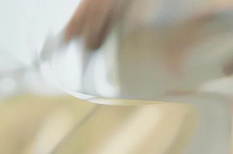 Bright summer bokeh background with blurred light patterns with smooth curv.. Illustrazione stock