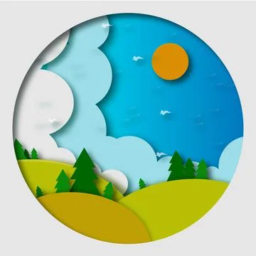 Bright summer composition Illustrazione stock