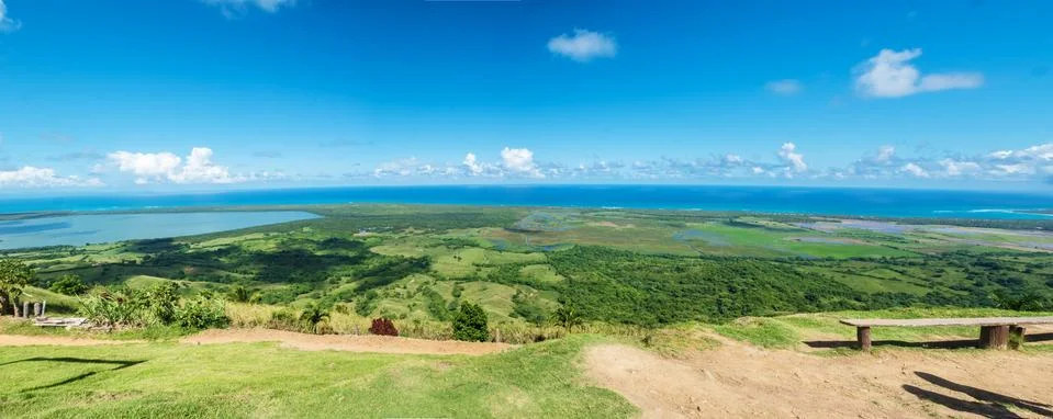 Bright summer landscape Stock Photos