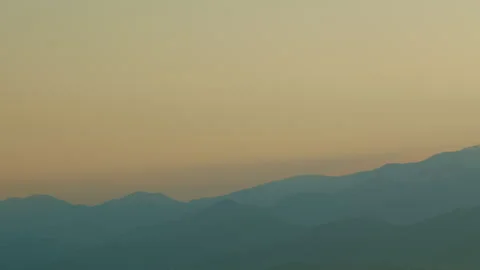 Bright Summer Sunrise And Dramatic Colors. Artistic Look With Vanilla Sky. Stock Footage 256810531