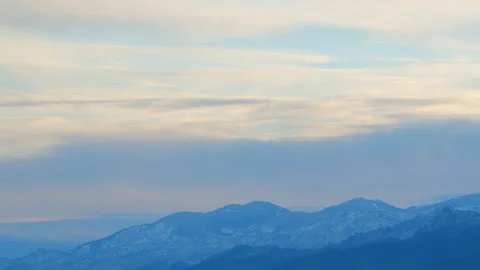 Bright Summer Sunrise And Dramatic Colors. Artistic Look With Vanilla Sky. Stock Footage 256827033