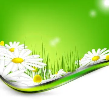 Bright summer vector background Stock Illustration