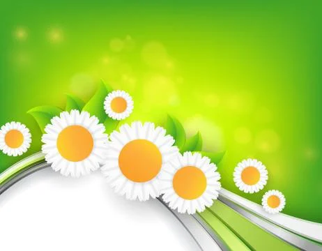Bright summer vector background Stock Illustration