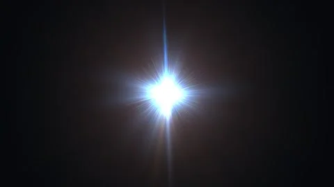 Bright Sun Flare with Radiant Light Burst in a Clear Darkness Background 動画素材 337226269