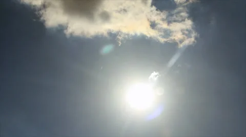 Bright sun on hotness sky Stockbeeldmateriaal 34759890