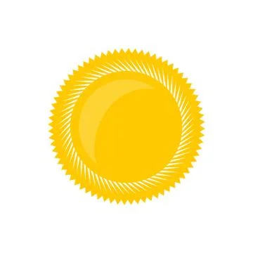 Bright sun Stock Illustration