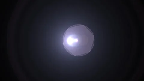 Bright Sun with Lens Flare in Deep Night Sky Over Dark Landscape 스톡 동영상 337955707