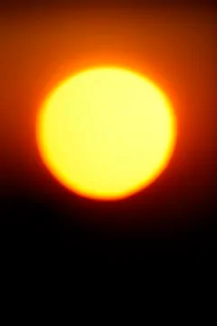 Bright sun light effect go to dark Stock Photos